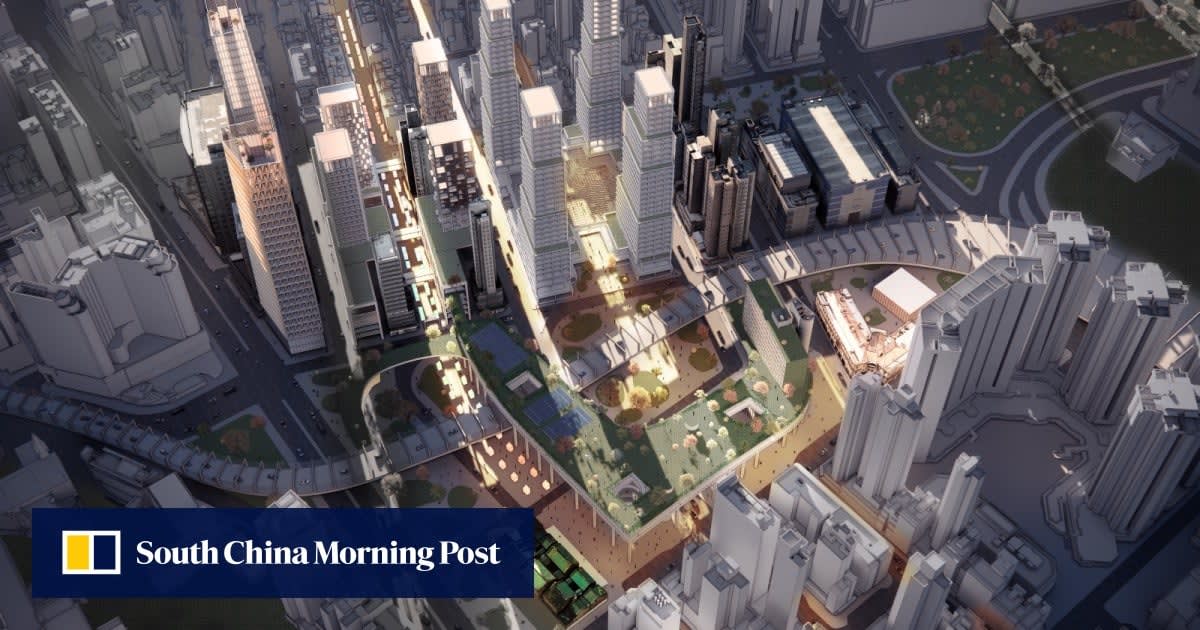 ** Five young architects and urban planners celebrating their award-winning Hong Kong neighborhood design