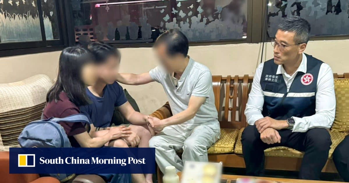 Hong Kong and Thai flags representing international cooperation in successful rescue mission