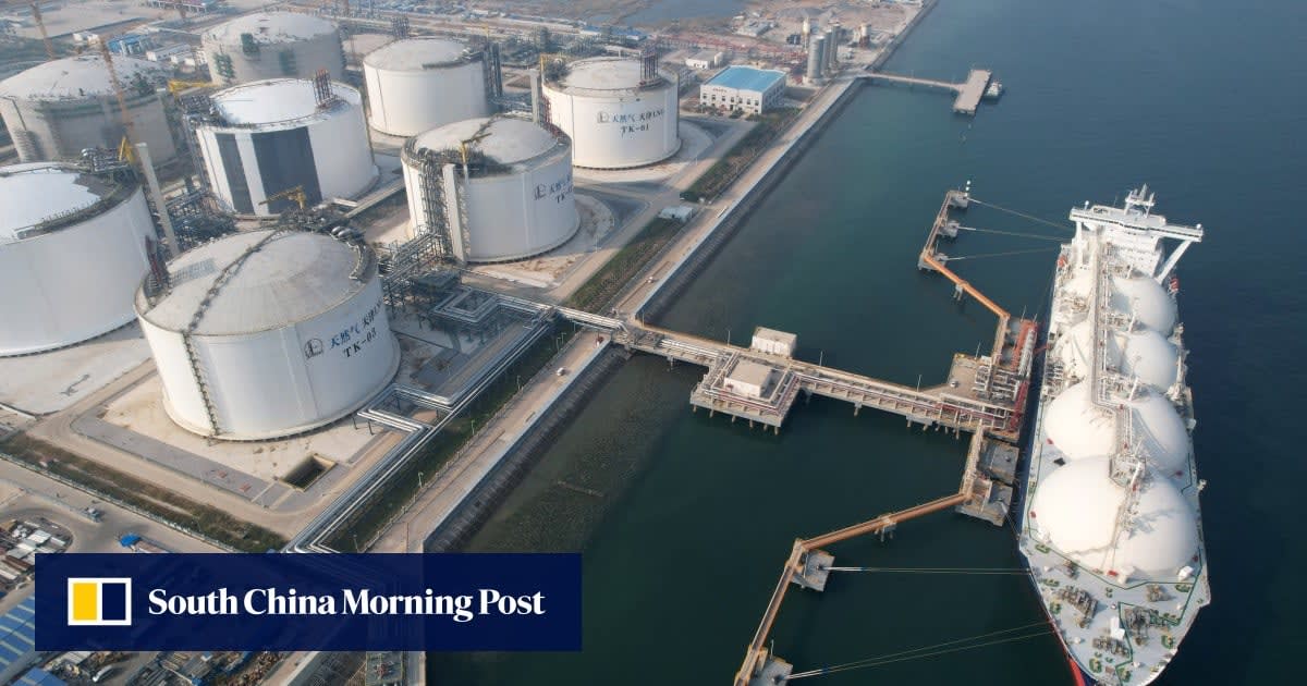 Natural gas pipeline infrastructure with modern hydrogen blending equipment in Weifang, China