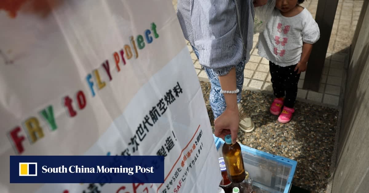 Japan Turns Used Cooking Oil Into Jet Fuel