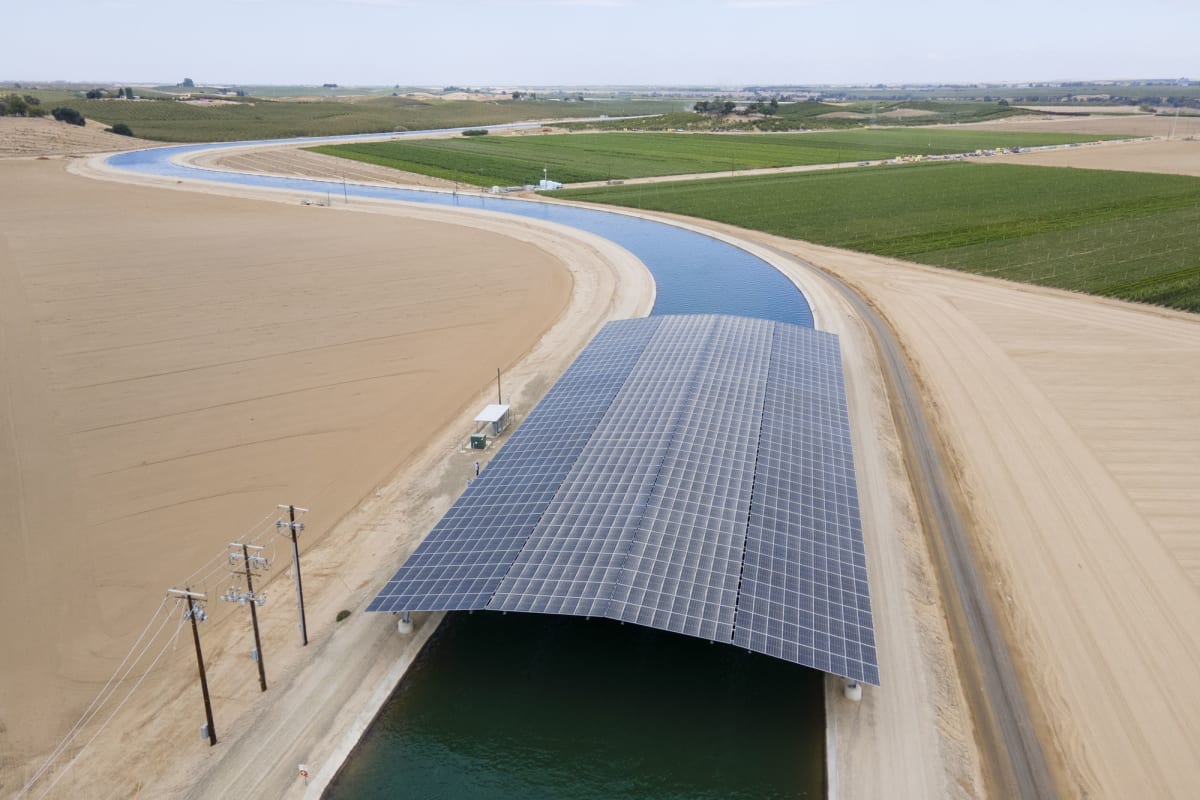 California Solar Canals Save Water While Powering 304K Homes