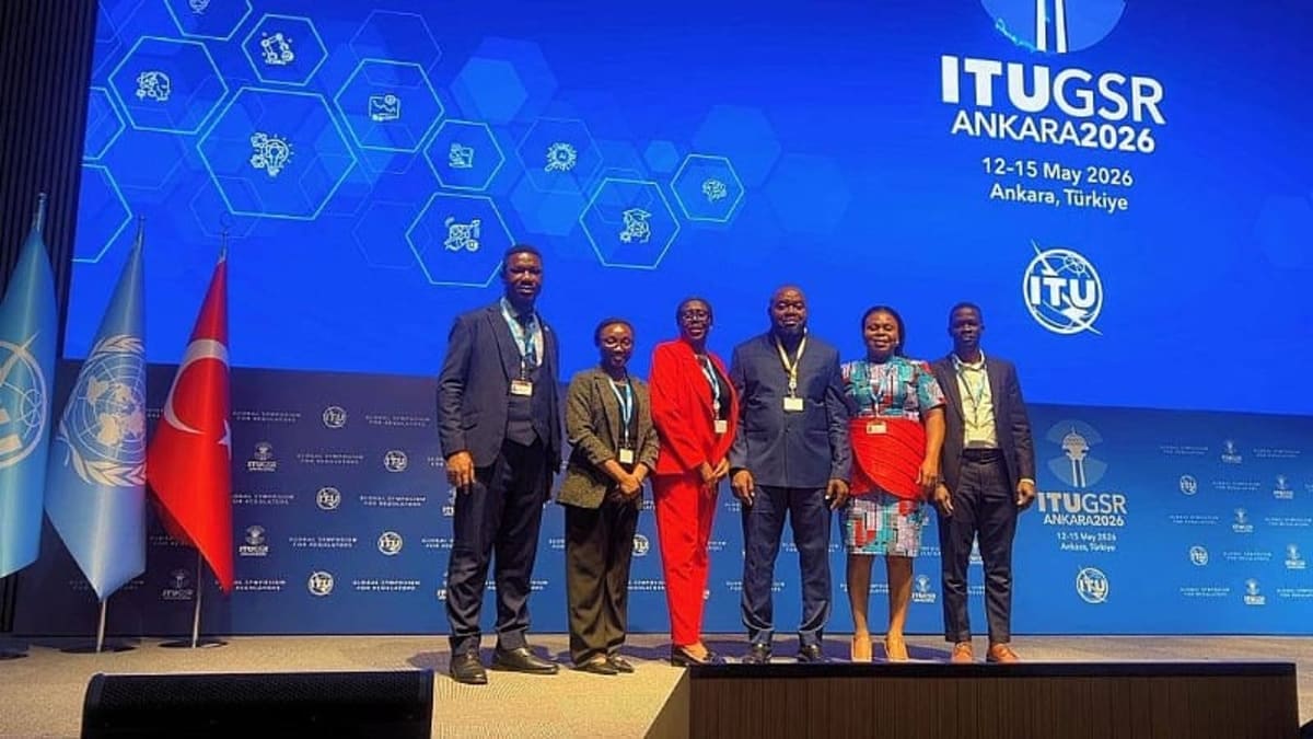 Ghana's deputy minister speaking at international technology conference in Ankara Turkey