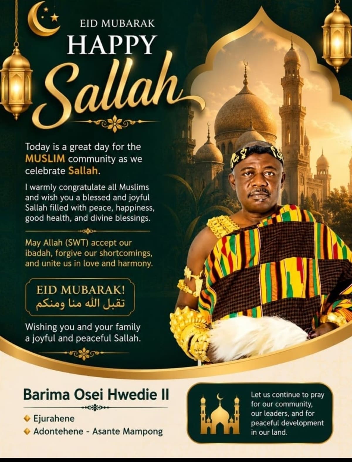 Ghana Chief Honors Muslims for Peace and Development - Image 3