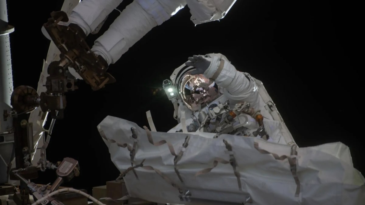 NASA Astronauts Fix Space Station's Giant Robot Arm Today - Image 3