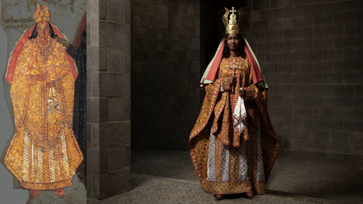 1,200-Year-Old Nubian Murals Brought to Life in Fashion