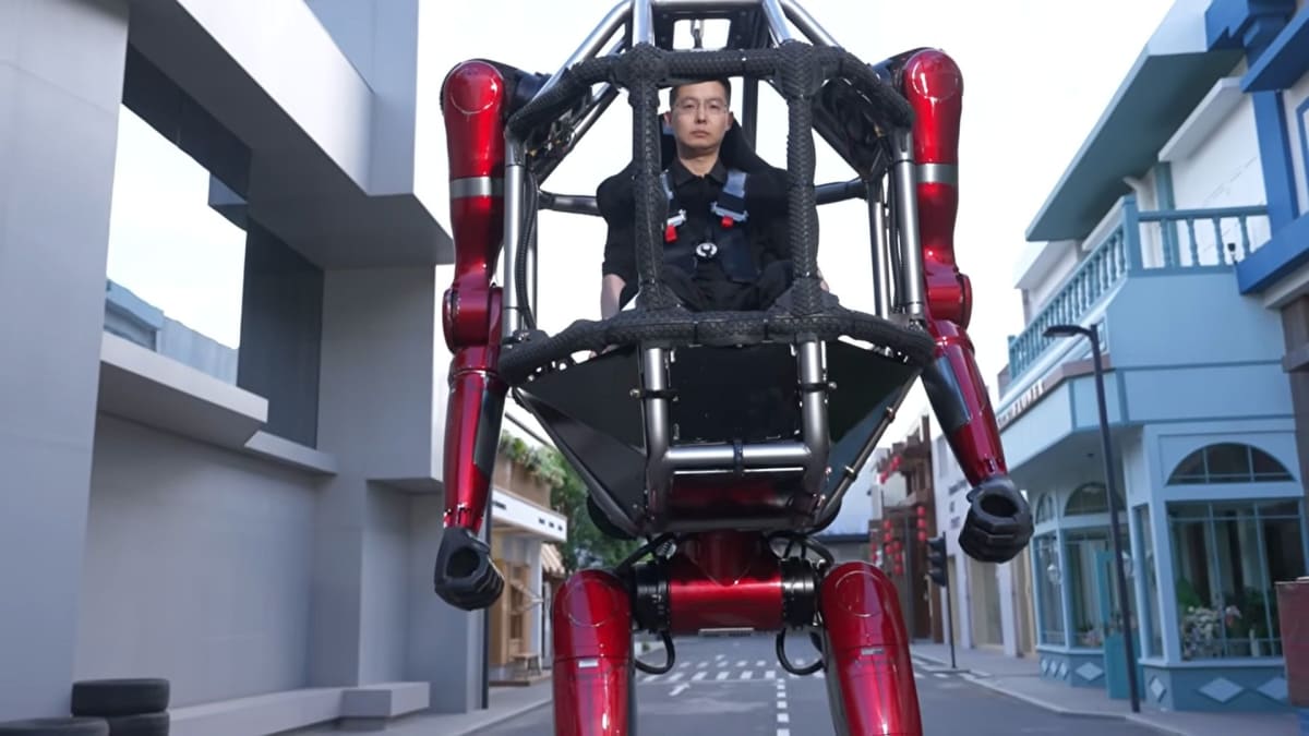 China's $572K Walking Robot Switches From 2 Legs to 4