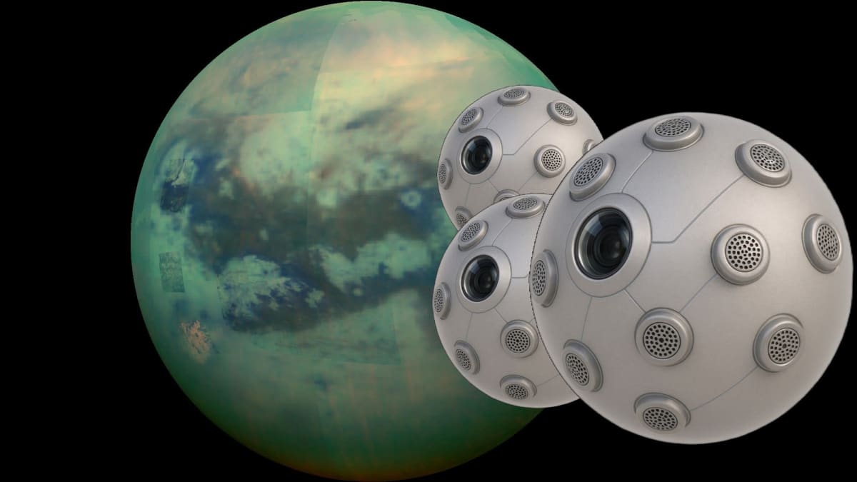 NASA Funds Flying Spheres to Explore Saturn's Moon Titan