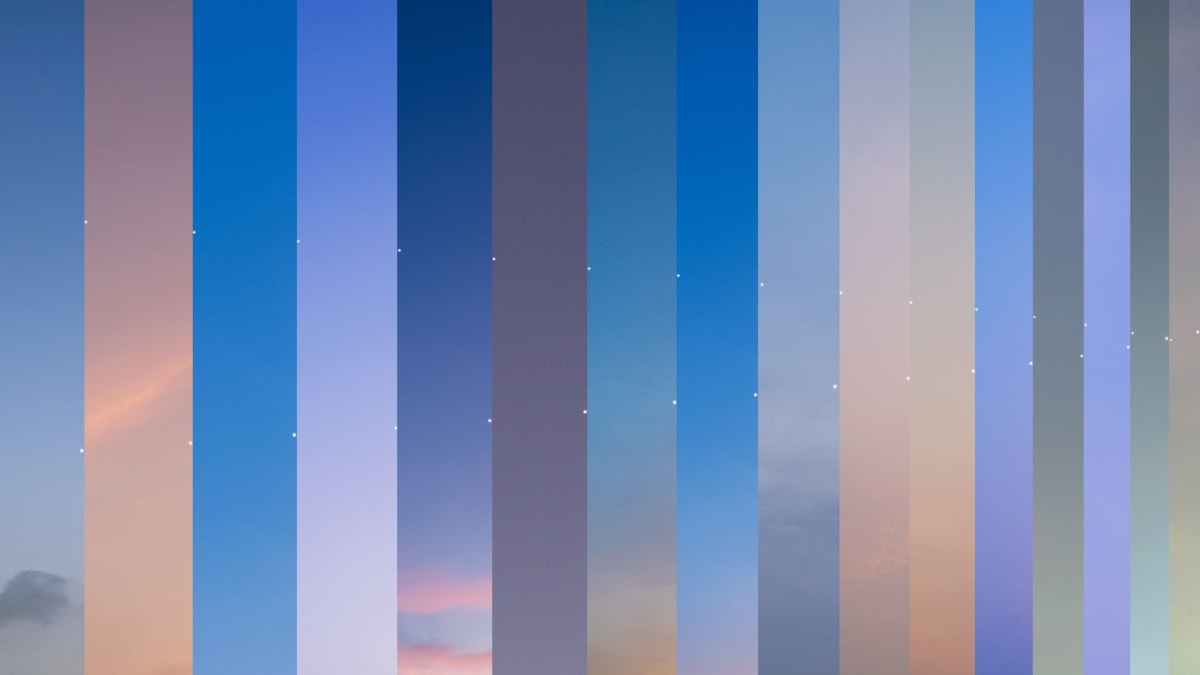 Thirty-day time-lapse collage showing Jupiter and Venus converging across colorful twilight skies over Kolkata