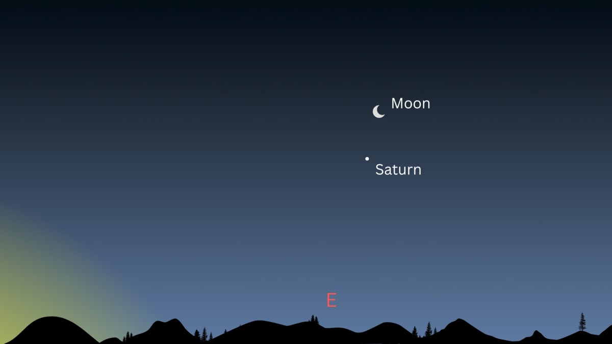 Saturn and Moon Team Up for Stunning Predawn Show June 10 - Image 3