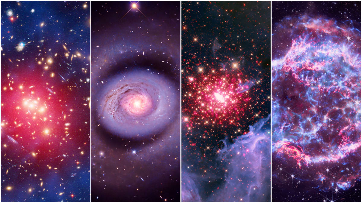 NASA Celebrates 250th Anniversary With Cosmic Red, White, Blue