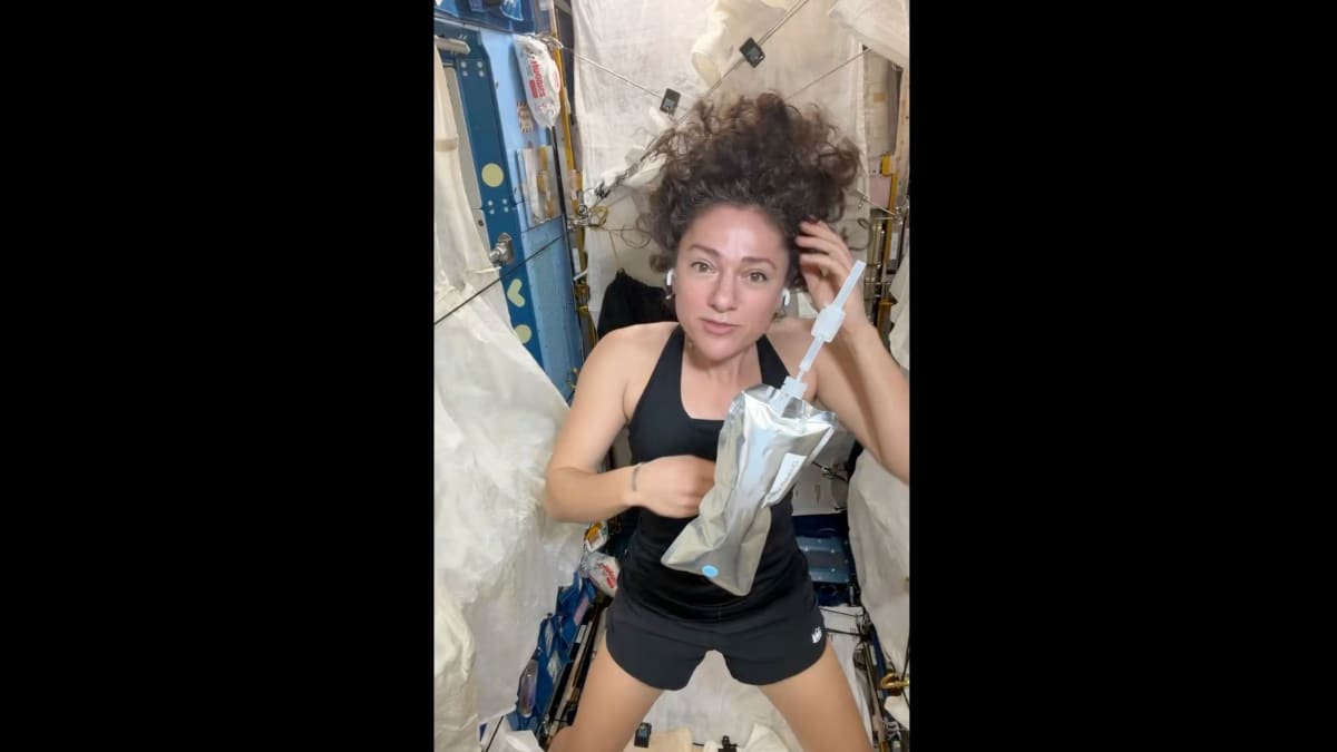NASA Astronaut Shares Curly Hair Tips from Space
