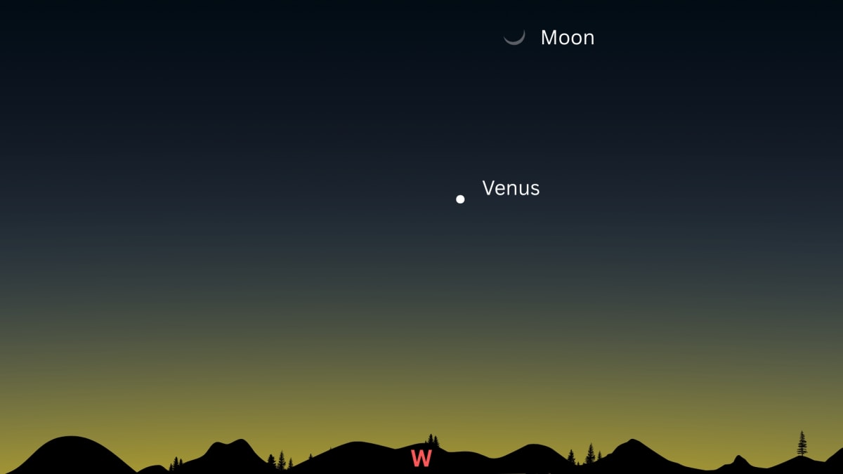 Venus and Young Moon Put on Rare March 19 Show - Image 5