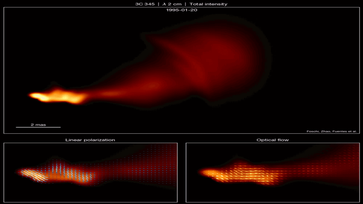 AI Turns 27 Years of Black Hole Data Into Stunning Video
