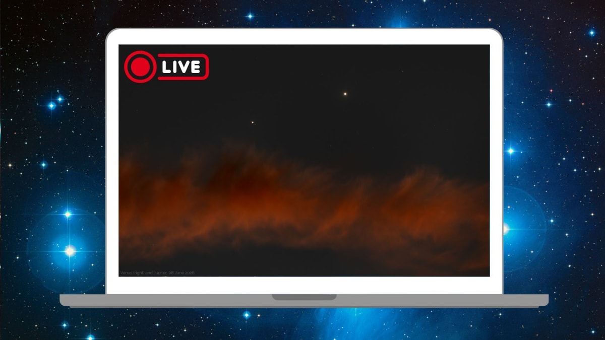 Jupiter and Venus Dance in Stunning Livestream June 9