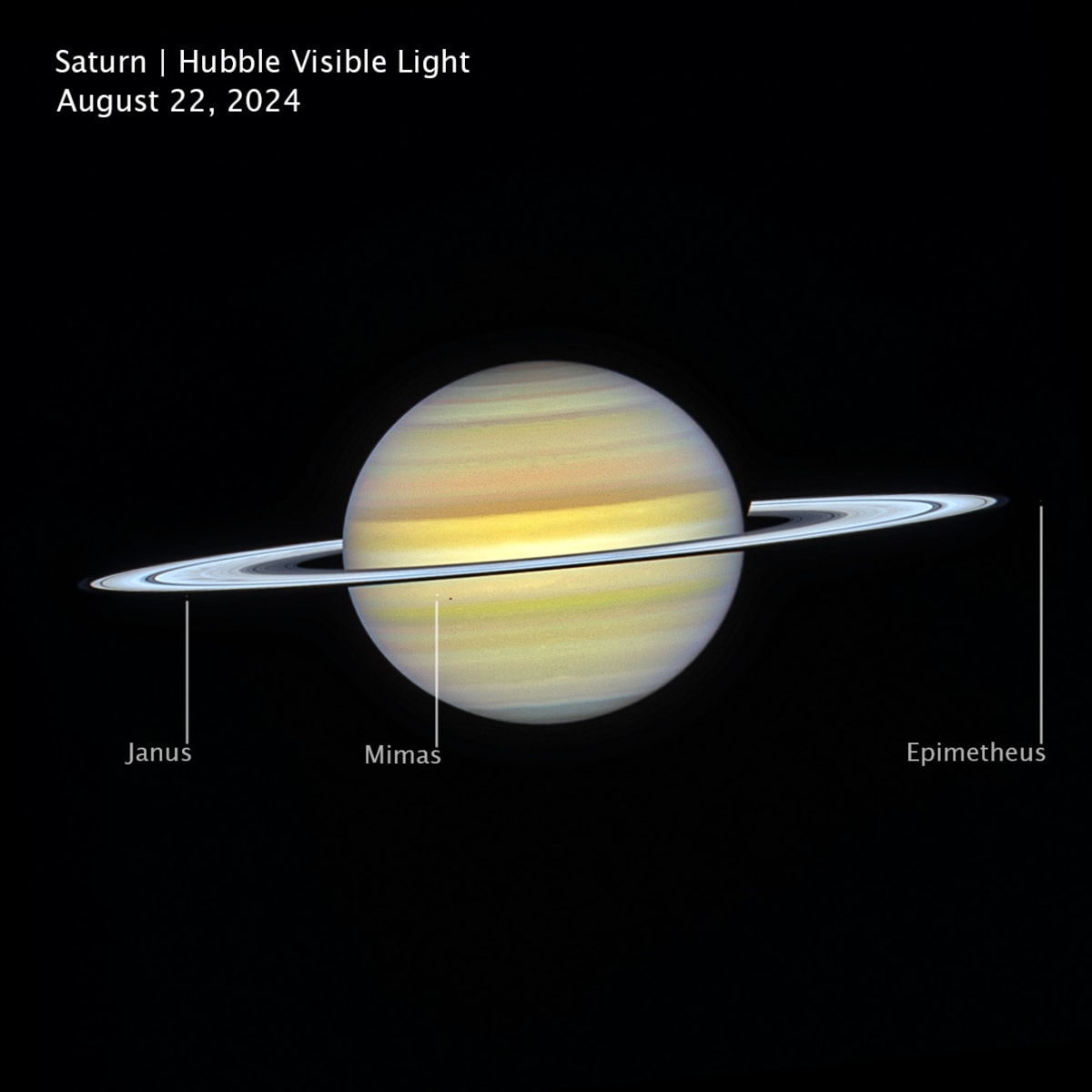 NASA's Webb and Hubble Team Up for Best Saturn Views Yet - Image 3
