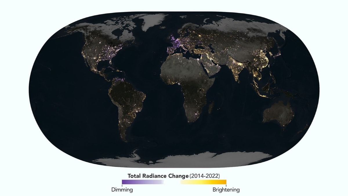 Earth's Nights Show Hope: Cities Dim as LED Lights Spread - Image 3