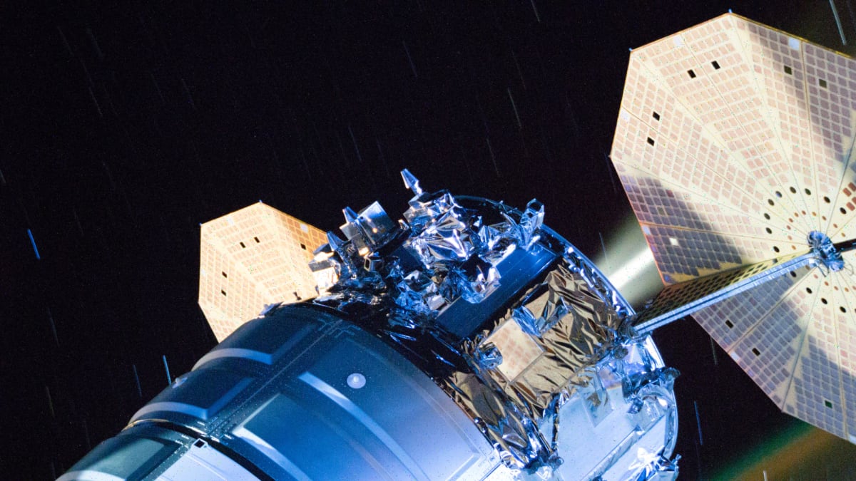 Space Station Gets Boost from Swan-Named Spacecraft