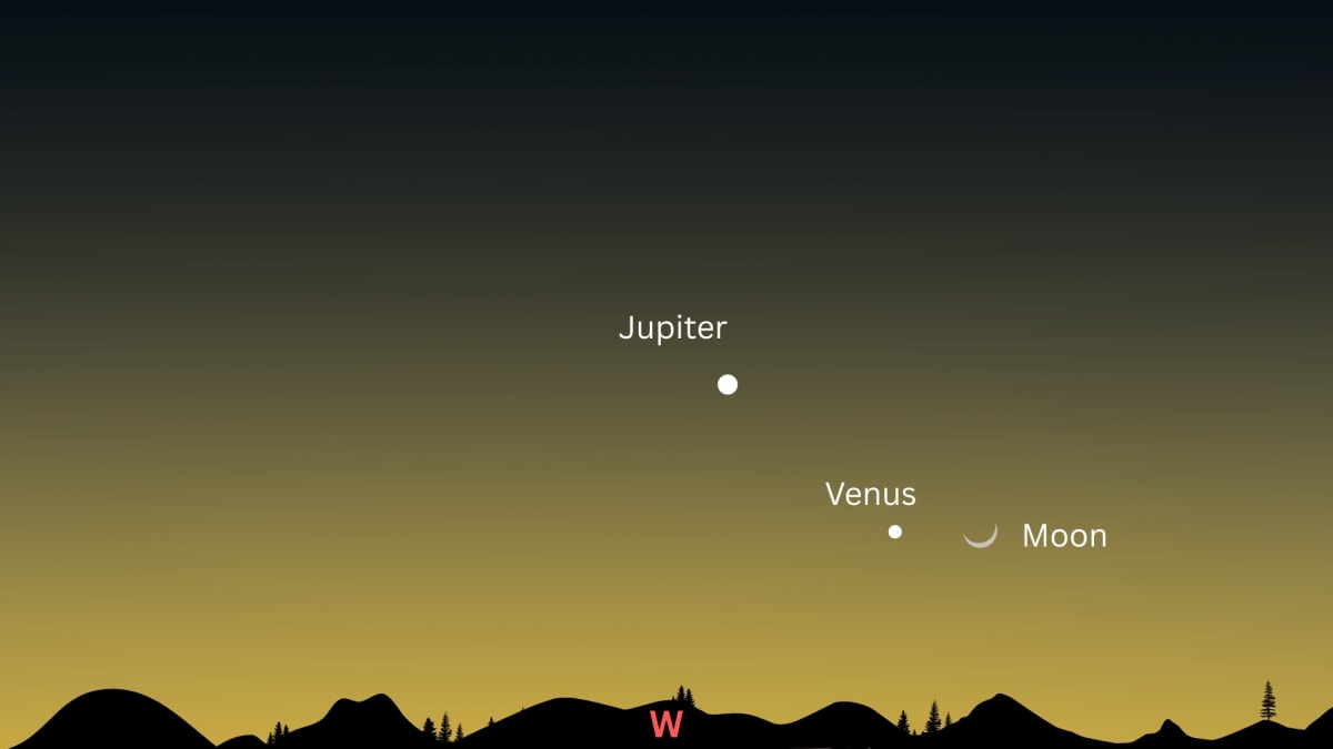 Moon and Venus Light Up May 18 Sky Together - Image 3