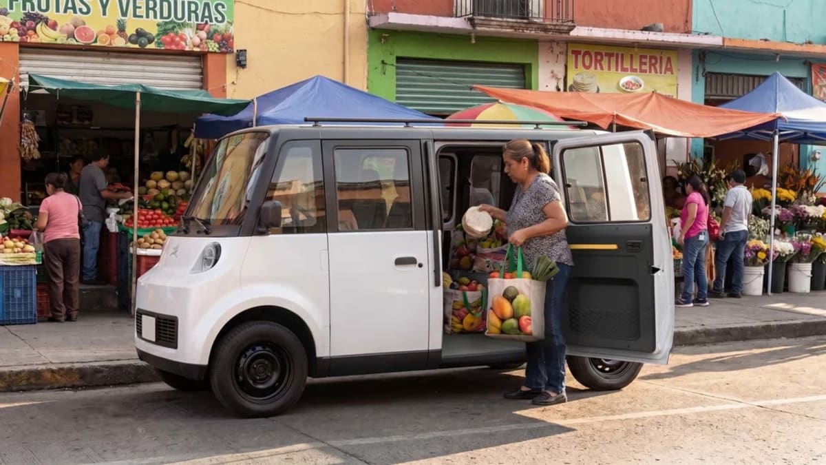 Mexico's $8,600 EV Seats Six and Launches in 2027