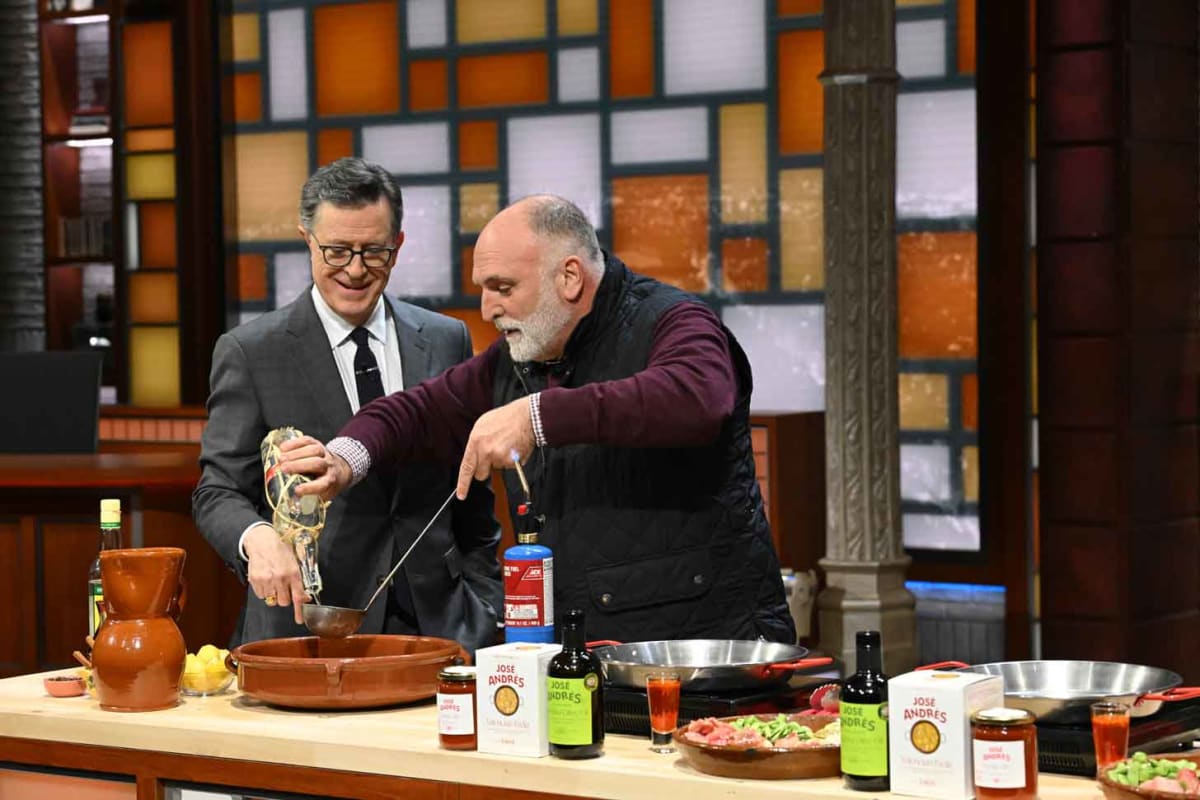 Colbert Raises $1M for World Central Kitchen Before Finale - Image 3