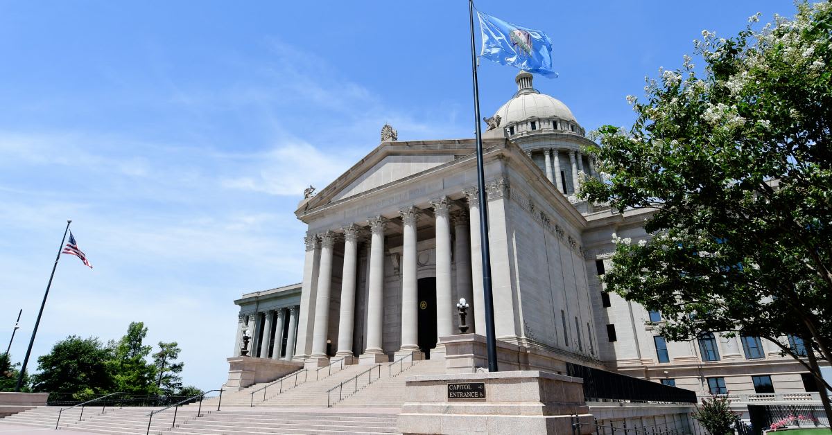 Oklahoma State Capitol building where lawmakers passed comprehensive child marriage ban protecting minors