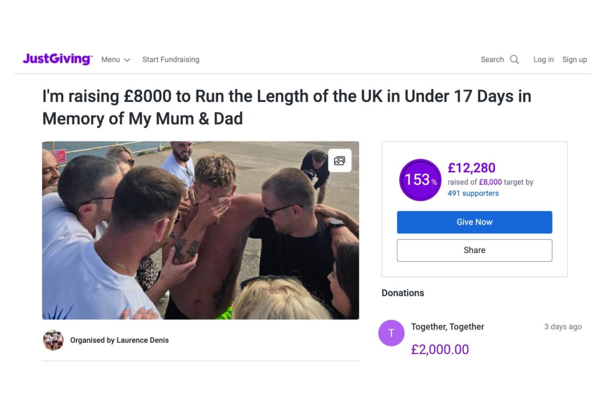 Harry Styles Donates £2K to Runner Honoring Late Parents - Image 4