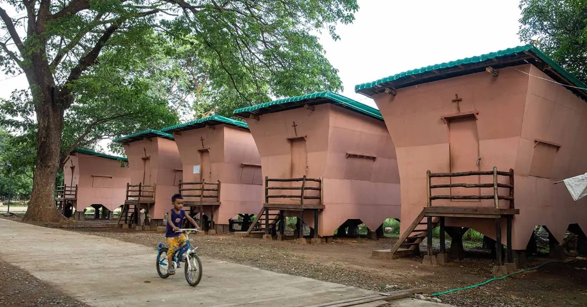 $1,000 Bamboo Homes Survive 7.7 Earthquake in Myanmar
