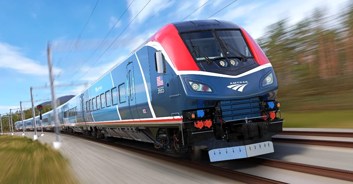 Amtrak's $8B Airo Trains Roll Out This Fall