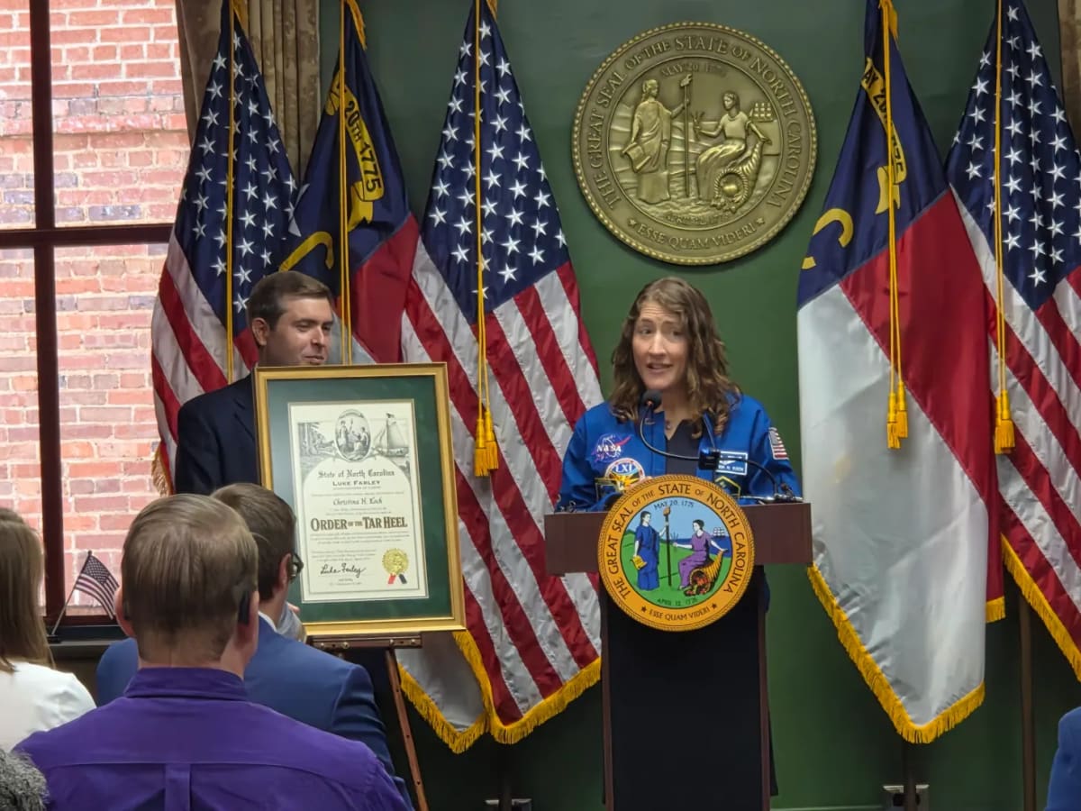 Astronaut Christina Koch Inspires NC Kids After Moon Mission - Image 2