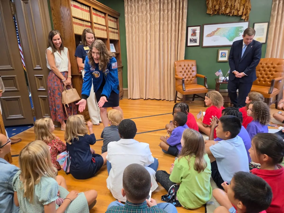 Astronaut Christina Koch Inspires NC Kids After Moon Mission - Image 3