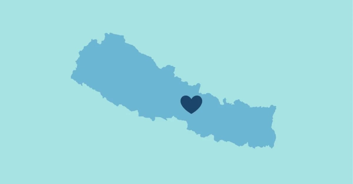 GoFundMe verified hub page showing Nepal flood relief fundraisers and nonprofit partners