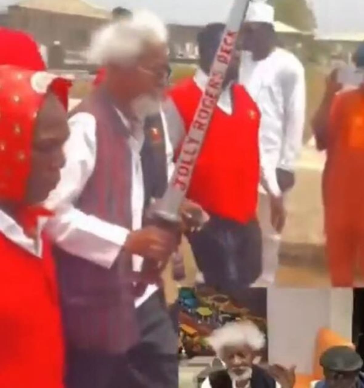 Nobel Prize winner Wole Soyinka speaking at memorial ceremony for Professor Biodun Jeyifo