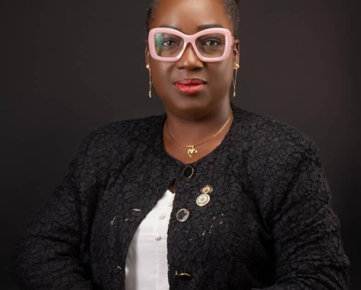 Lagos social worker Modupeola Sahid-Adebambo speaking about community unity and healing divisions