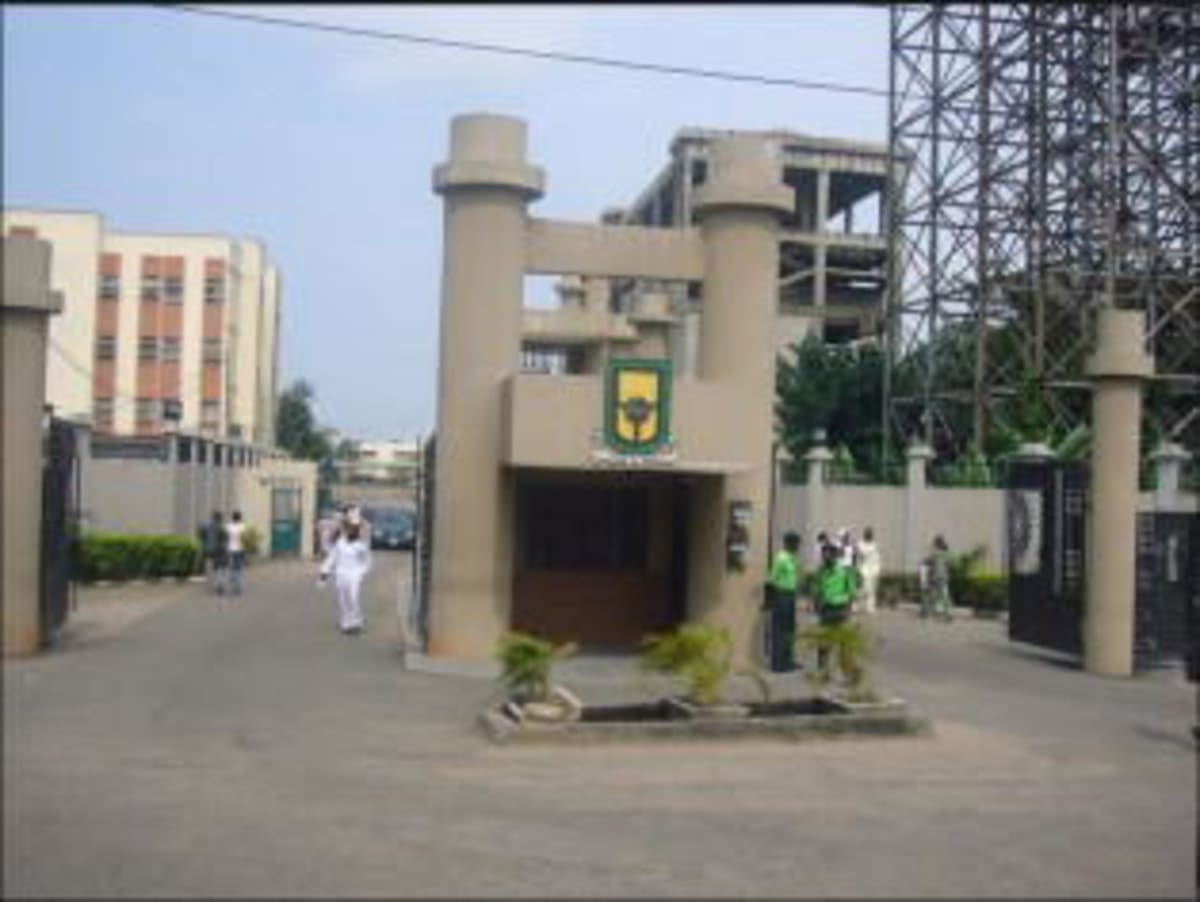 Civil engineering students touring large-scale smart city construction site in Lagos, Nigeria