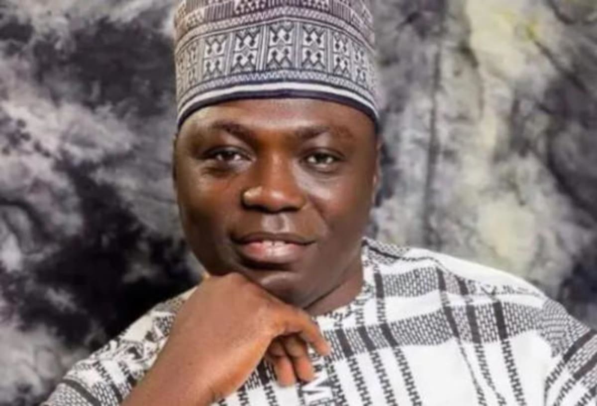 Governor Agbu Kefas of Taraba State at official government meeting