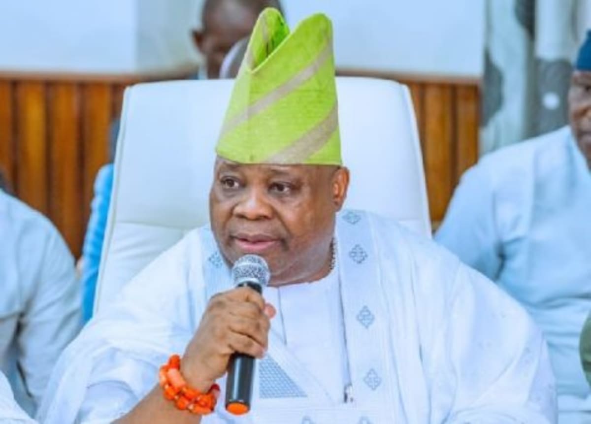 Governor Ademola Adeleke of Osun State addressing school safety and security measures