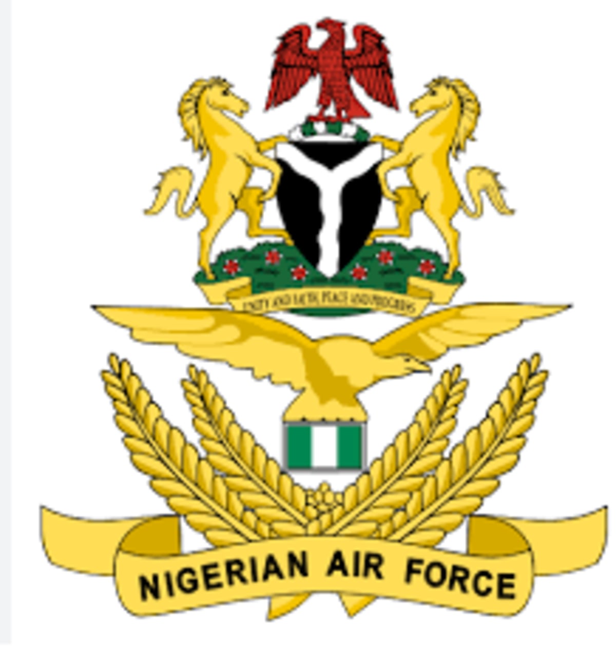 Nigerian Air Force emblem representing new officer candidates joining service April 2026