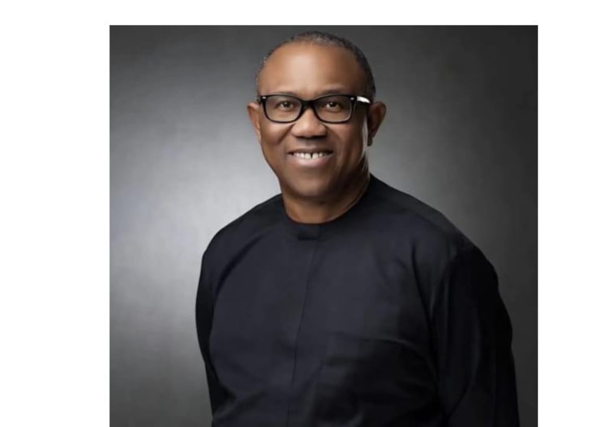 Peter Obi speaking at Paul University during his ₦30 million donation visit