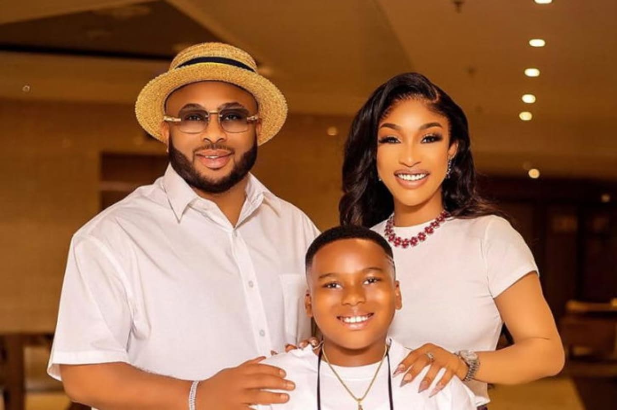 Nigerian actress Tonto Dikeh smiling warmly in a recent photograph showing her peaceful expression