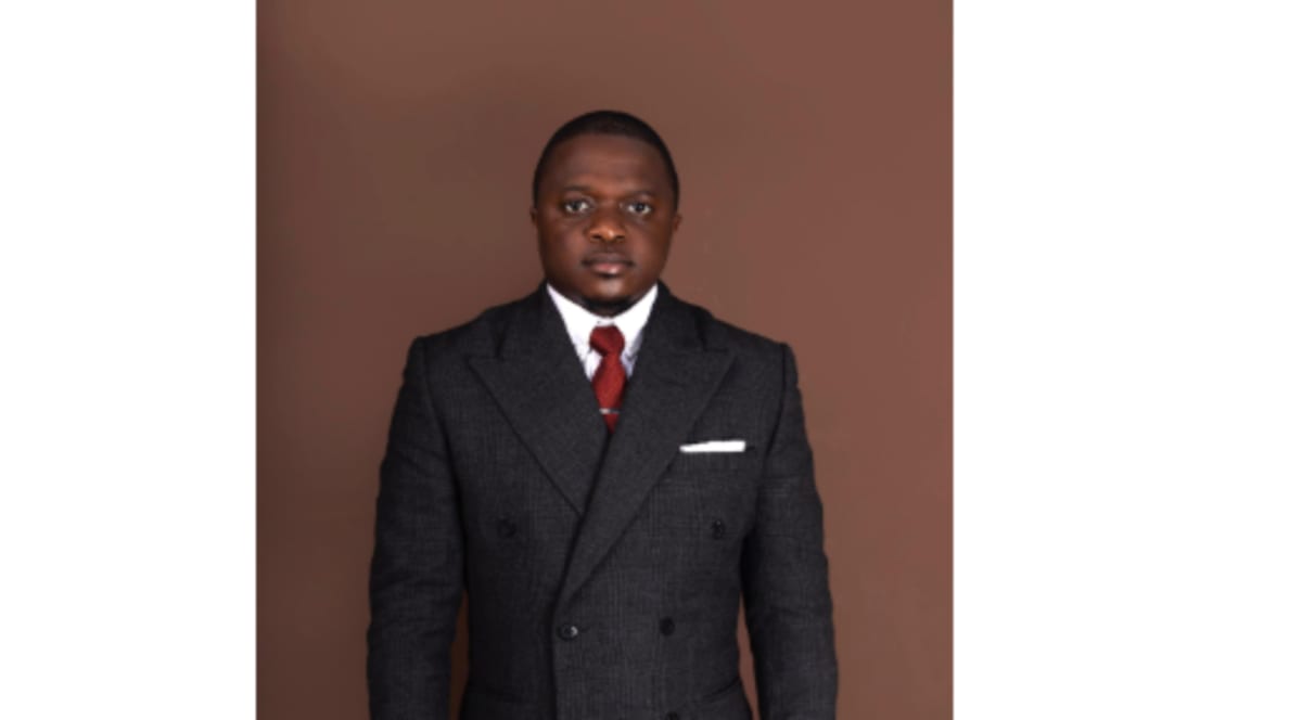 Nigerian master of ceremonies Sceed Barms performing at an event celebration