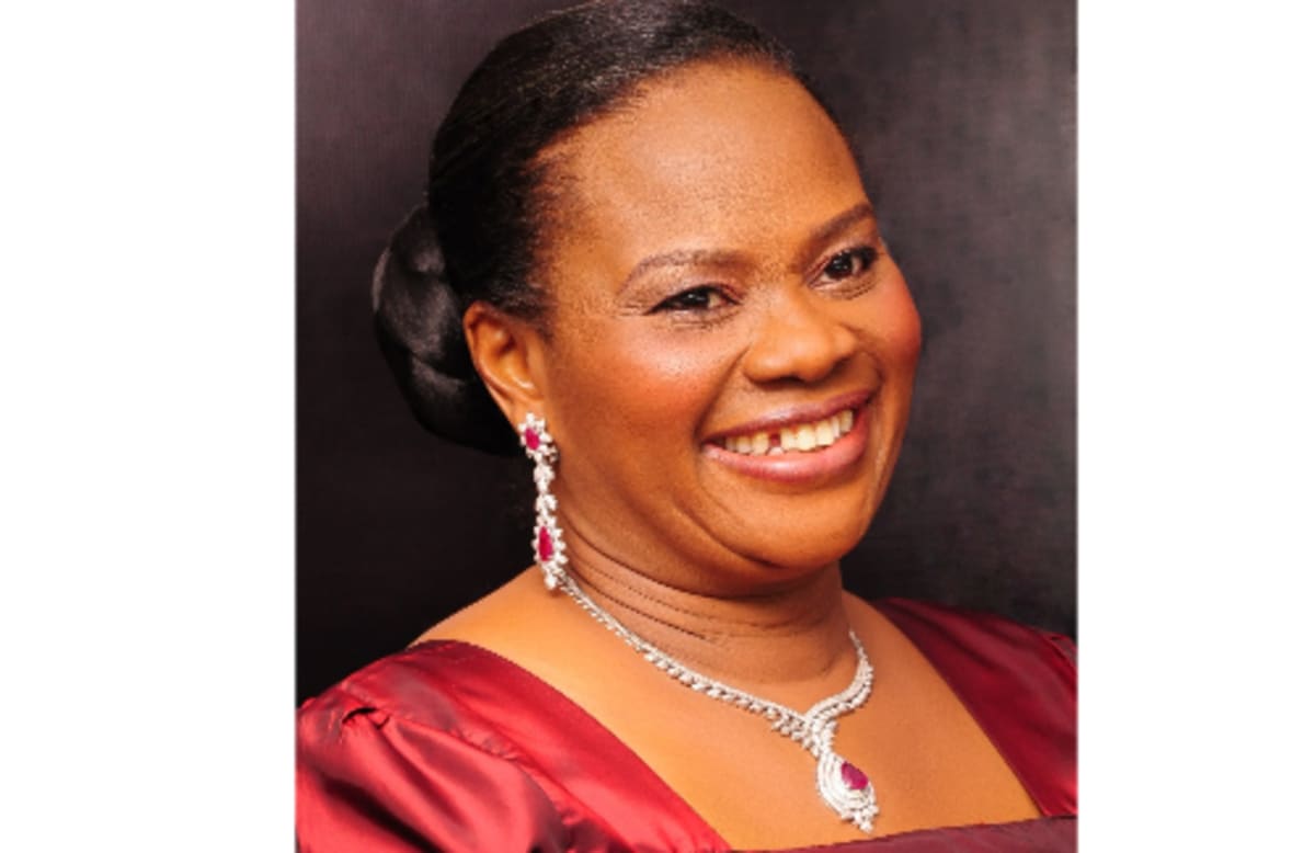 ** Theatrical stage performance honoring Professor Dora Akunyili's legacy fighting counterfeit drugs in Nigeria