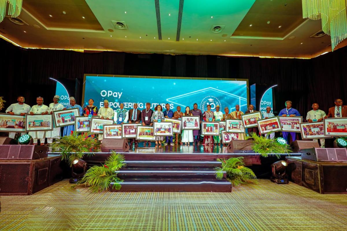 Representatives from partner Nigerian universities gathered at OPay's Empowering Futures Conference celebrating scholarship program
