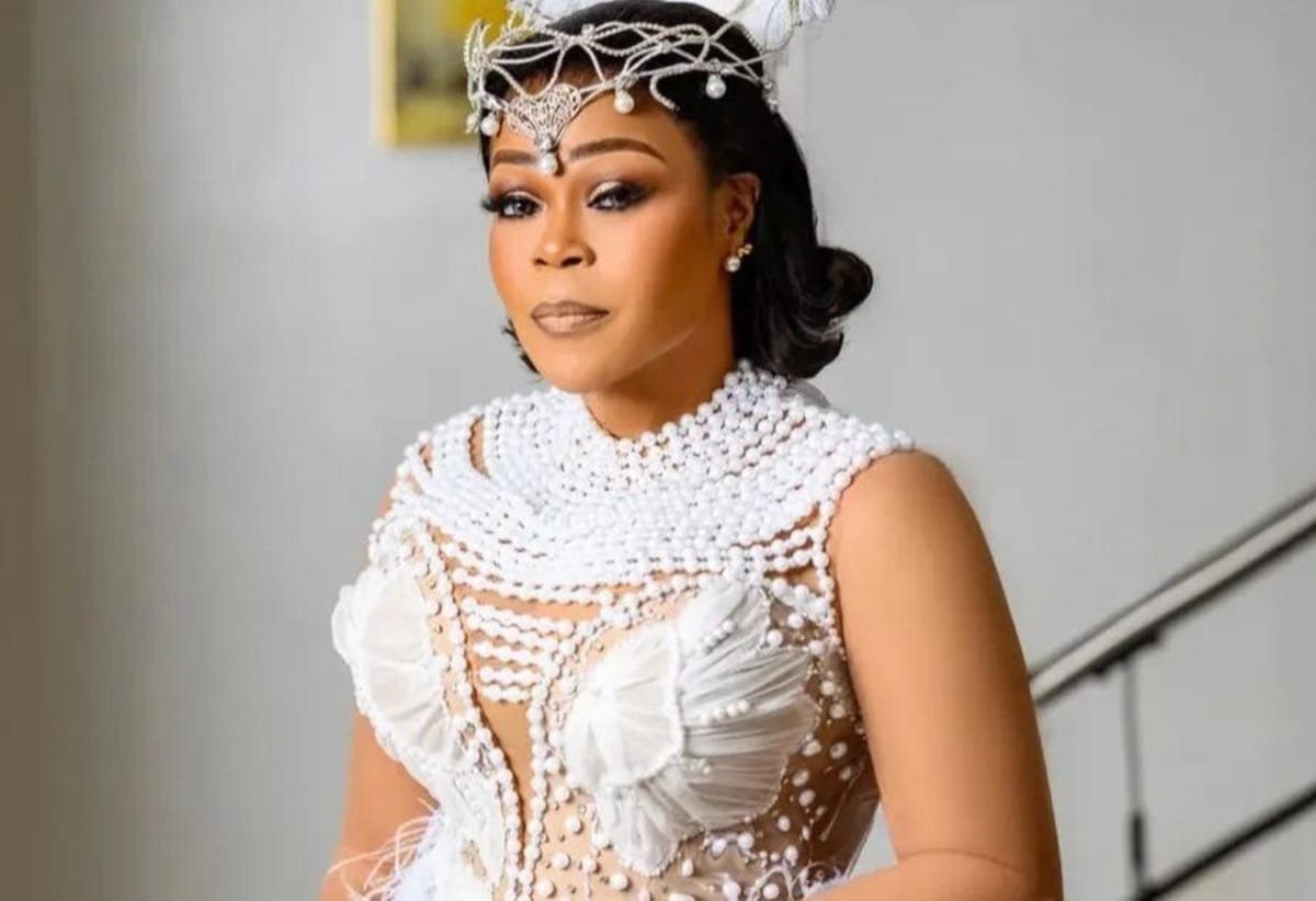 Nigerian actress Shaffy Bello speaking about empowerment and self-worth for young women