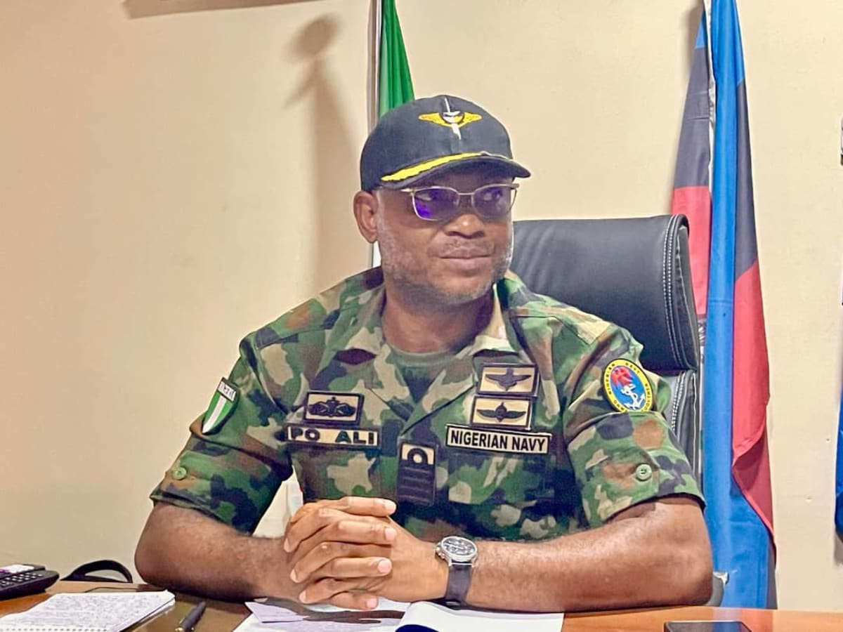 Nigerian military personnel conducting security operations in Southern Kaduna region to rescue kidnapping victims