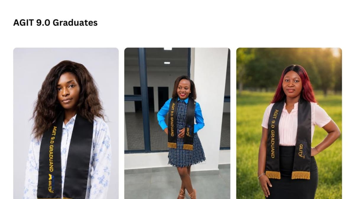 African women celebrate winning technology hackathon with innovative security application platform