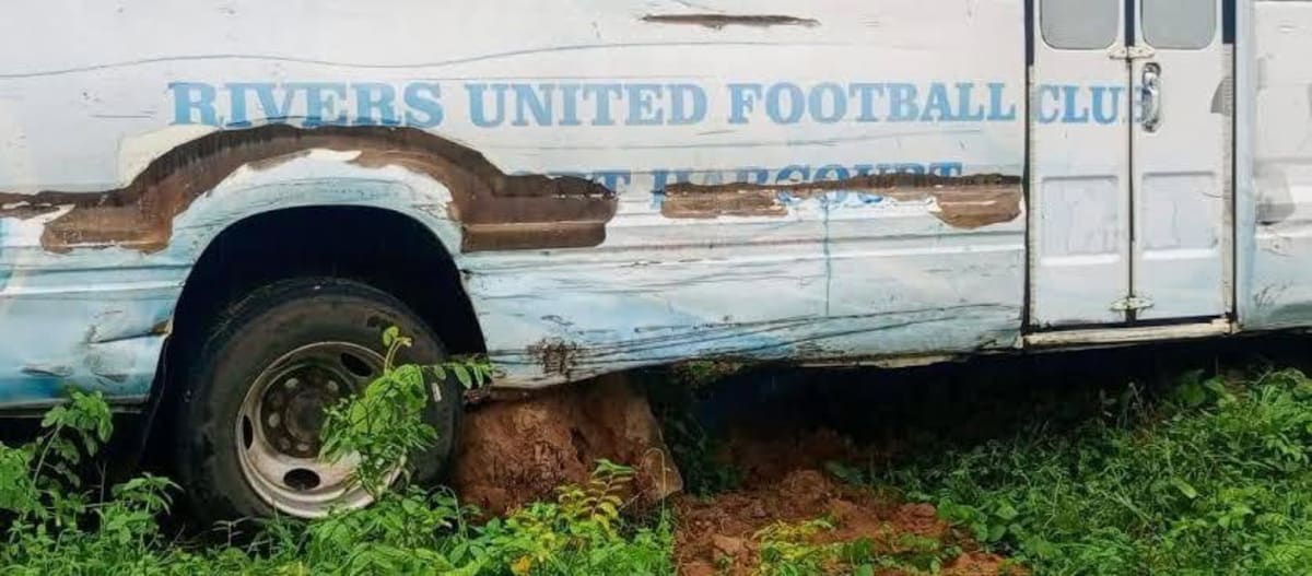 Nigerian Soccer Team Walks Away Safe After Bus Crash