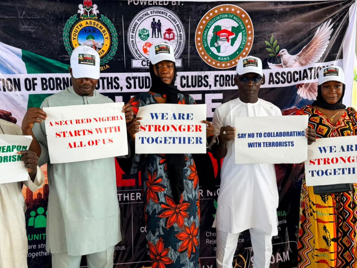 Borno Students Rally for Security Forces Fighting Terror