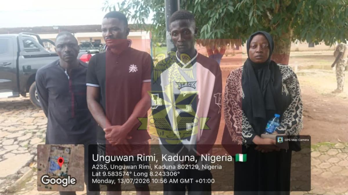 Nigerian Army soldiers conducting checkpoint security operation to intercept illegal weapons trafficking