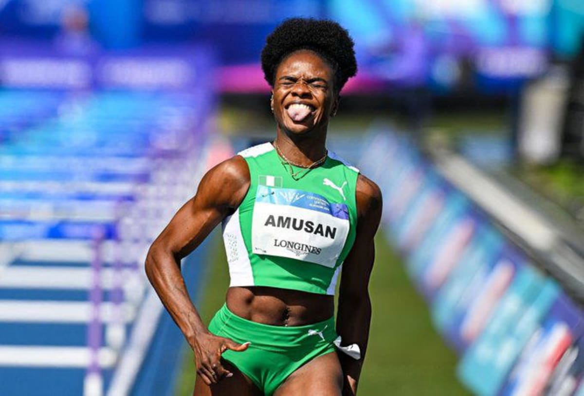 Nigeria's Amusan Storms to 100m Hurdles Final in 12.19s