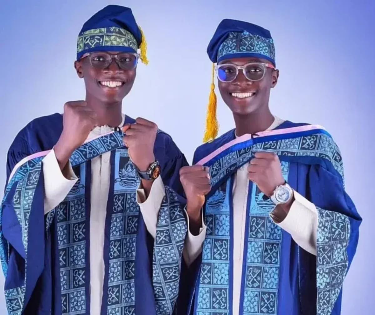 Lagos Twins Both Win Top Honors at Same University